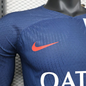 Camisa Paris Saint-Germain 23/24 – Edição Jogador Manga Longa Home