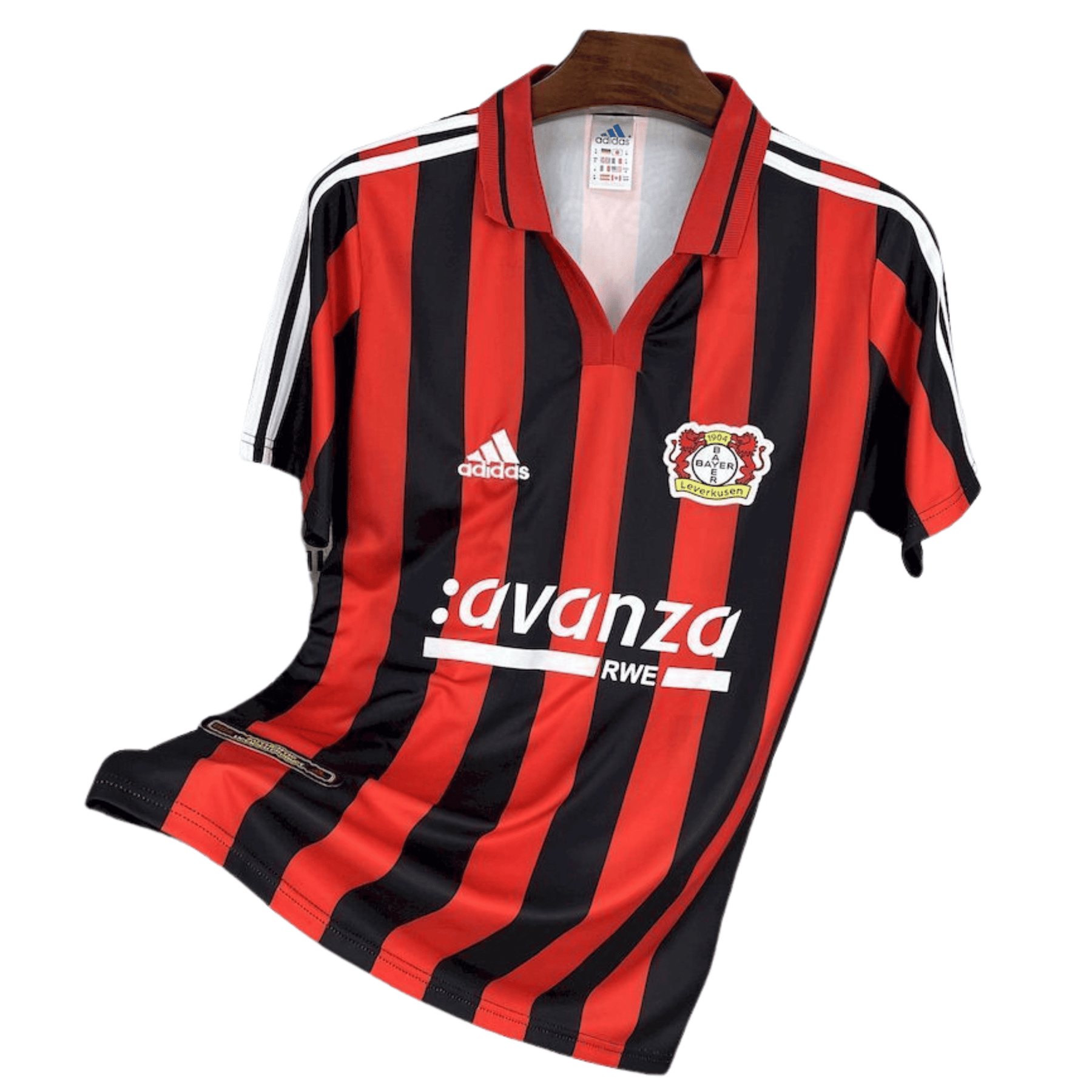 Camisa Retrô Bayer 04 Leverkusen 2000/01 – Home Masculina adidas