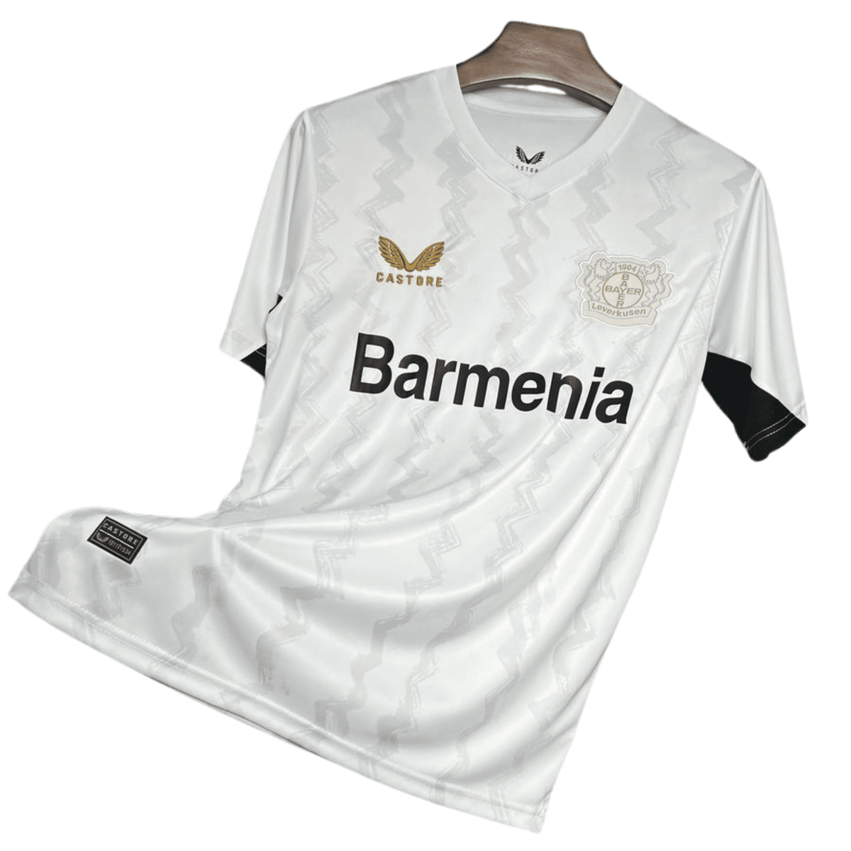 Camisa Bayer 04 Leverkusen 2024/25 – Away Castore Torcedor Branca Masculina