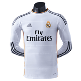 Camisa Retrô Real Madrid 2013/14 – Home Manga Longa Versão Jogador
