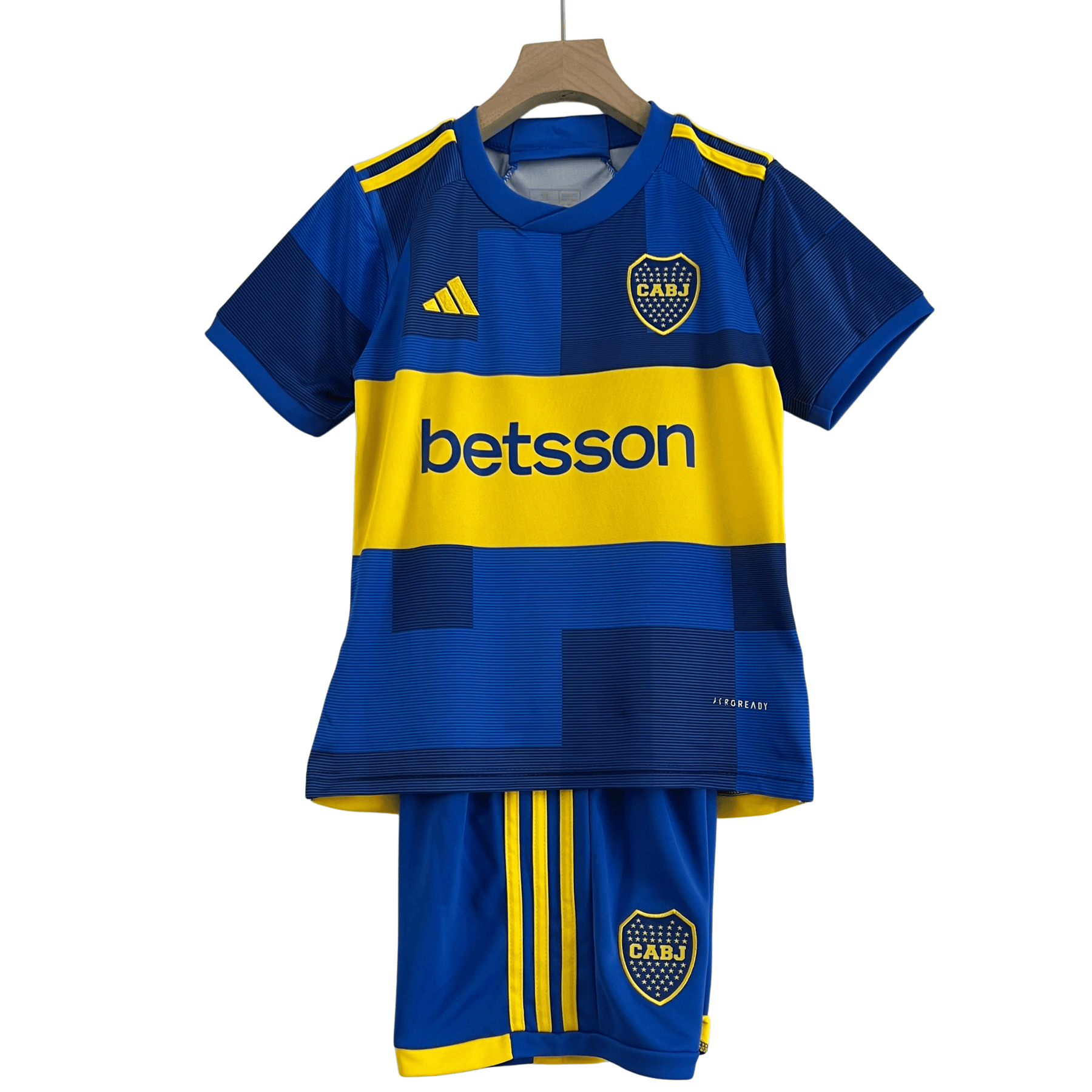 Conjunto Infantil Boca Juniors 23/24 – Home Torcedor Adidas