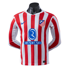 Camisa Atlético de Madrid 25/26 – Player Edition Home Manga Longa