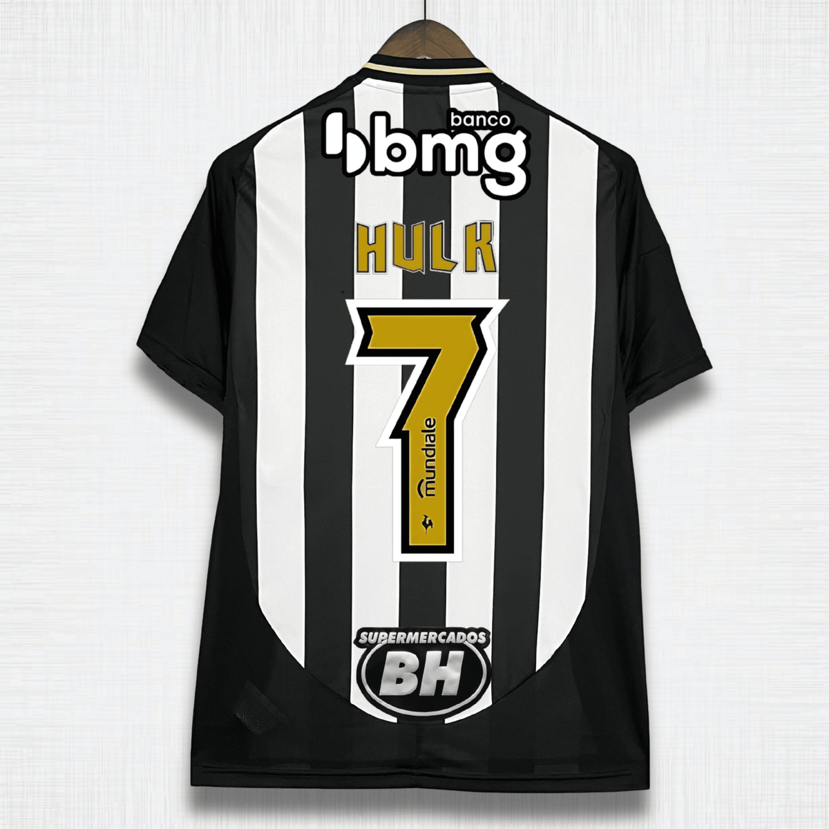 Camisa Atlético Mineiro 25/26 – Home Hulk Versão Completa com Patrocínios