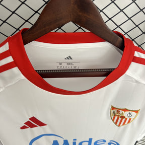 Camisa Sevilla 2025/26 – Home Torcedor Adidas com Todos os Patrocínios