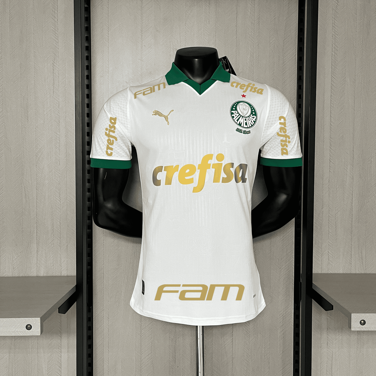 Camisa Palmeiras 2024/25 – Away | Versão Jogador com Patrocínios Completos
