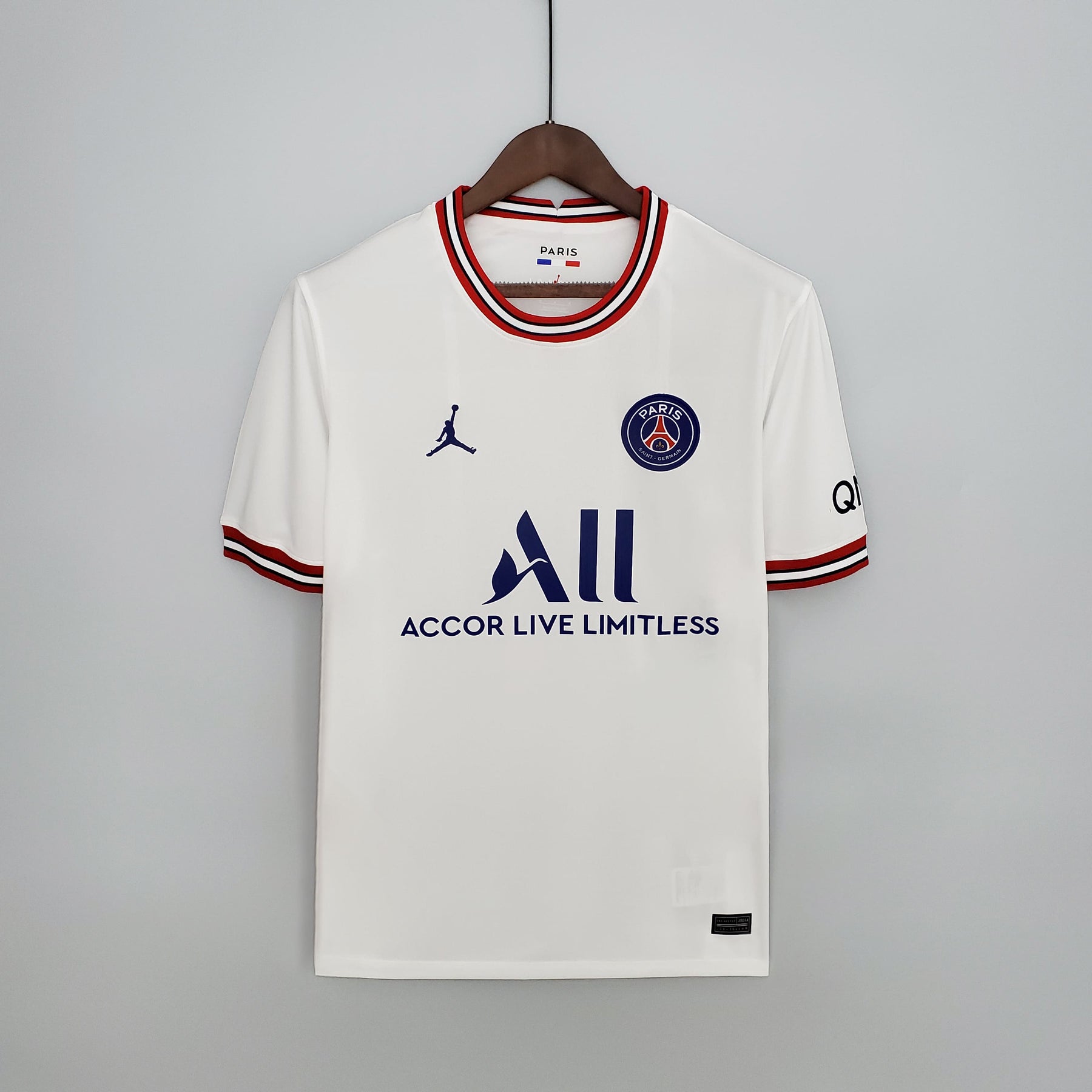 Camisa Paris Saint-Germain 21/22 – Third Away Torcedor Masculina Branca