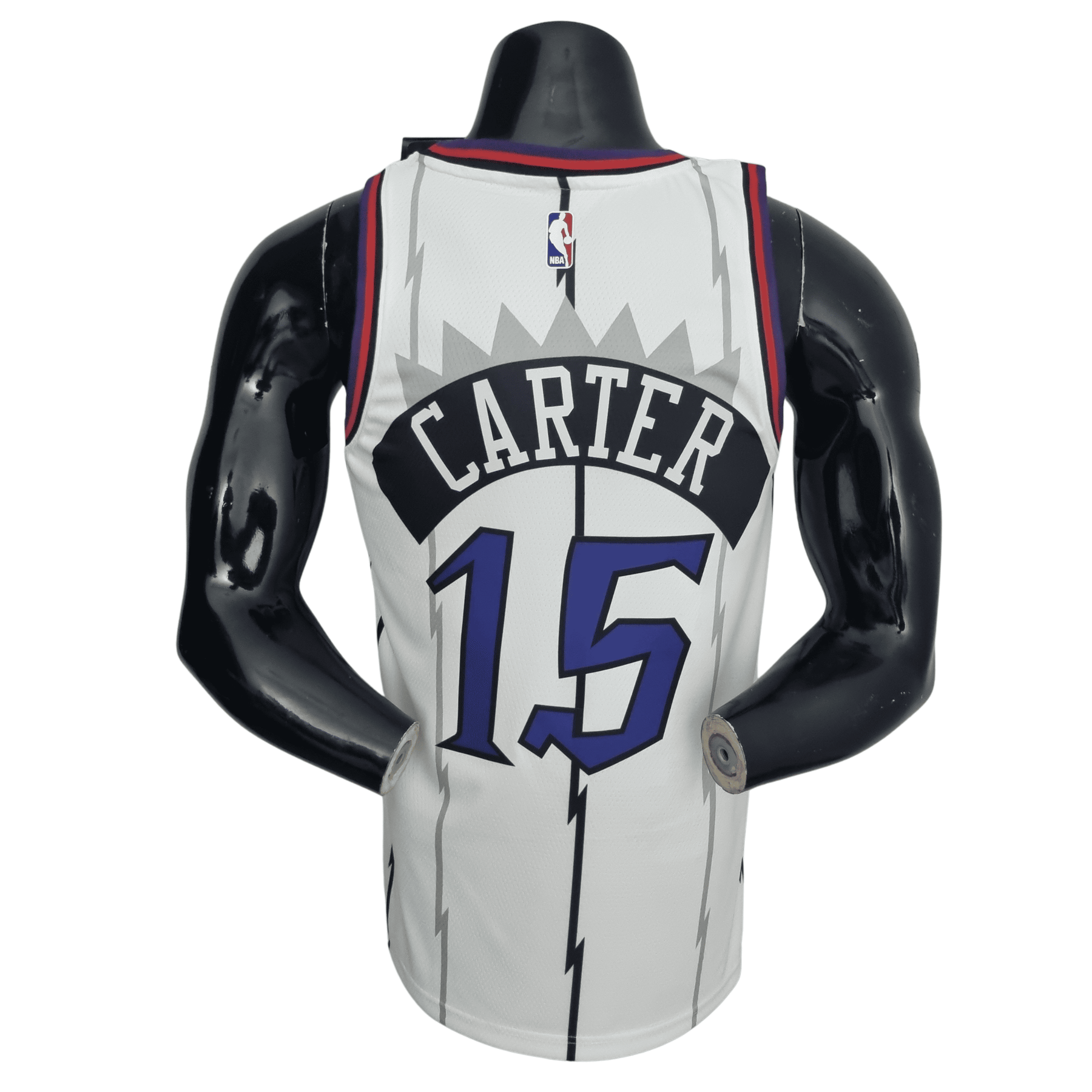 Regata Toronto Raptors Vince Carter #15 Branca NBA