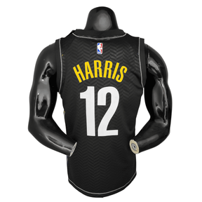 Camisa Brooklyn Nets City Edition – Harris #12 Preta NBA