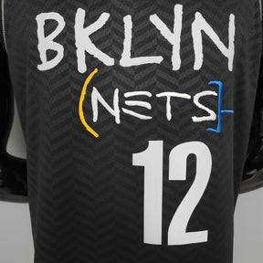 Camisa Brooklyn Nets City Edition – Harris #12 Preta NBA