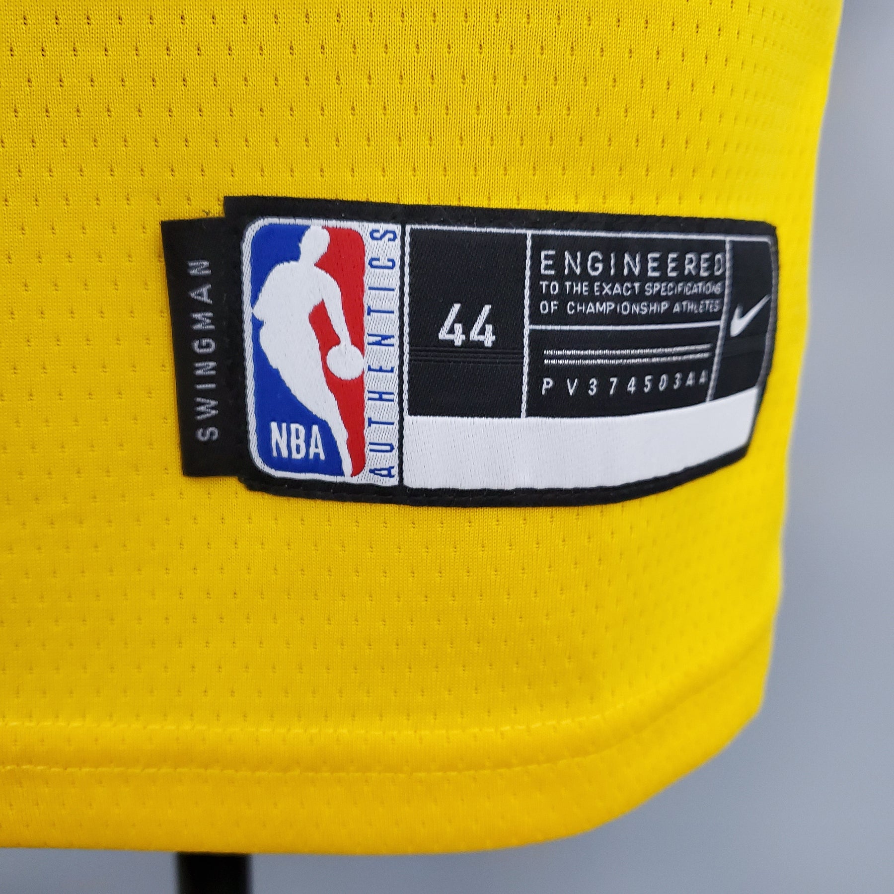 Camisa NBA Lakers #4 Rondo Crew Neck Yellow - 23/24