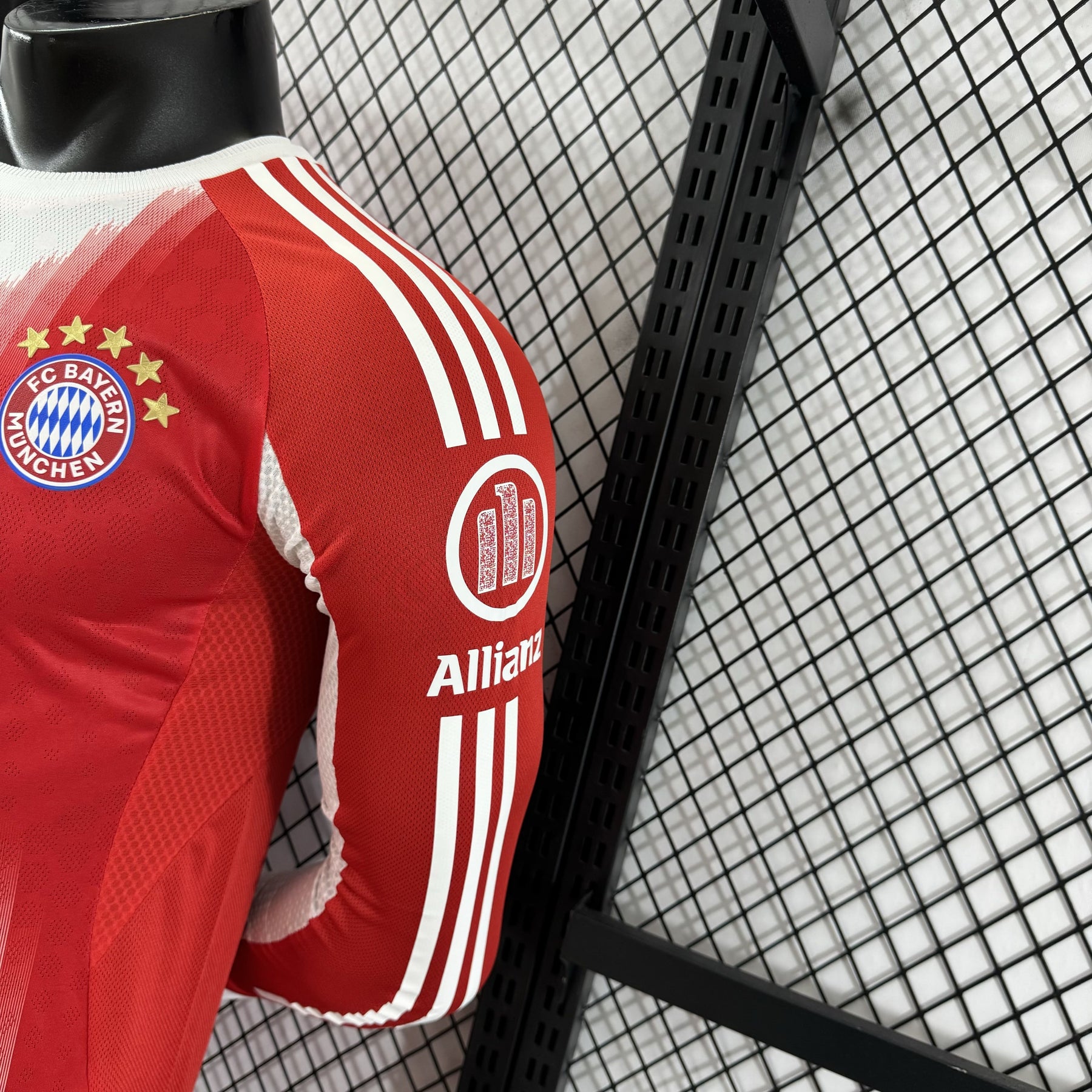 Camisa Bayern de Munique 25/26 – Edição Jogador Home Manga Longa