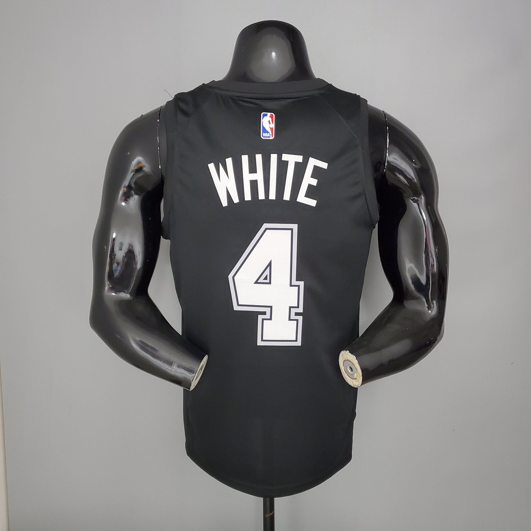 Camisa NBA San Antonio Spurs #4 White - City Edition Black
