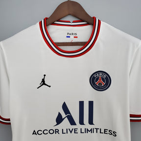 Camisa Paris Saint-Germain 21/22 – Third Away Torcedor Masculina Branca