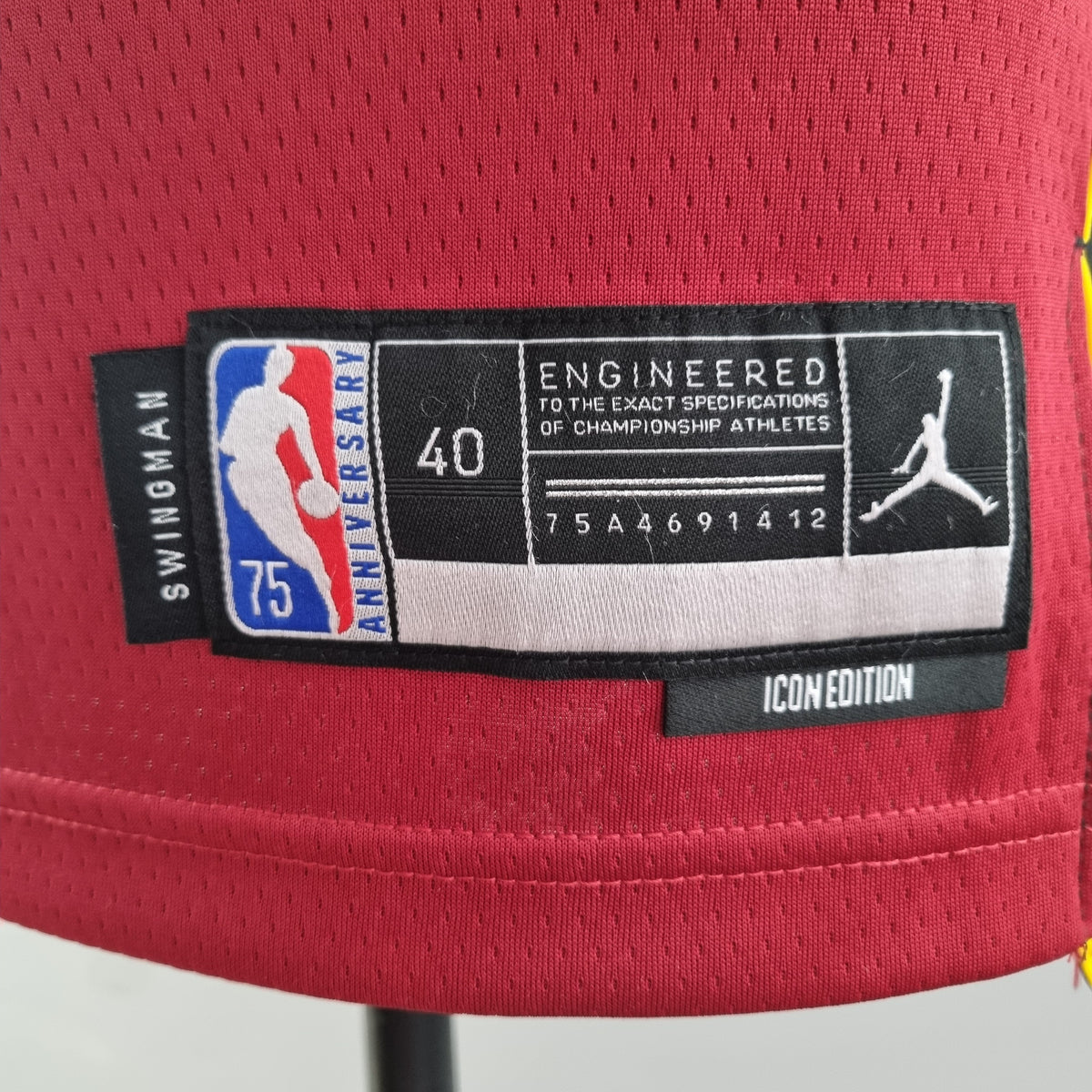 Camisa NBA Miami Heat #6 James - 75° Aniversário Red