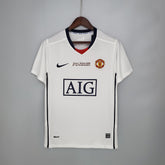 Camisa Retrô Manchester United 2008/09 – Champions League Away | Branca Torcedor Masculina
