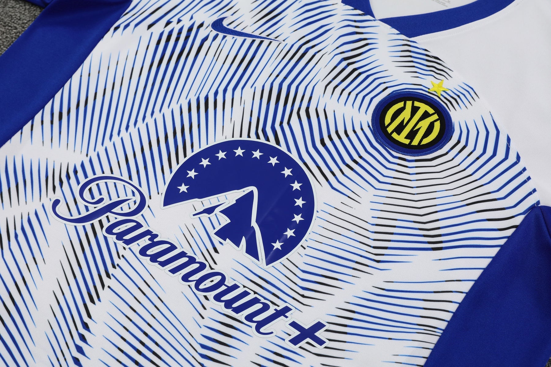 Conjunto de Treino Inter de Milão 24/25 – Nike Masculino Branco e Azul