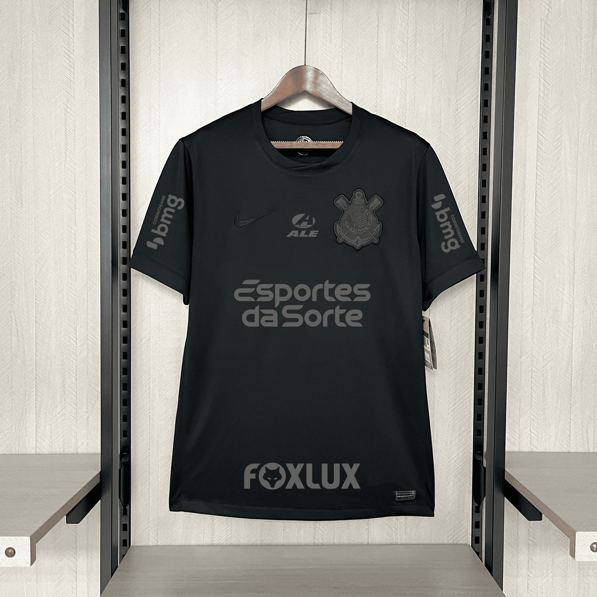 Camisa Corinthians 2024/25 – Modelo Away com Todos os Patrocínios