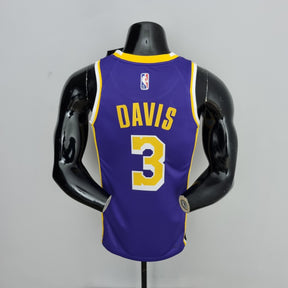 Camisa NBA Lakers #3 Davis Purple 75° Aniversário- 23/24