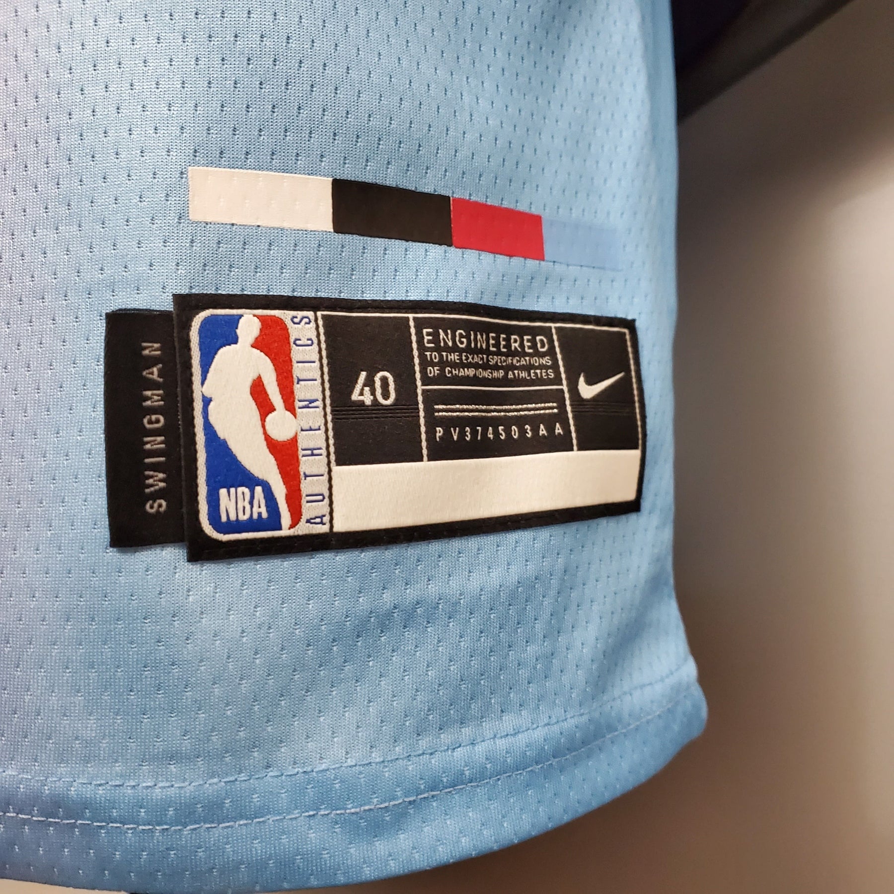 Camisa NBA Miami Heat Adebayo #13 City Edition Rosa e Azul