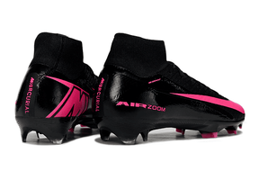 Chuteira Nike Air Zoom Mercurial Superfly 16 Elite FG – Preta e Rosa (Campo)