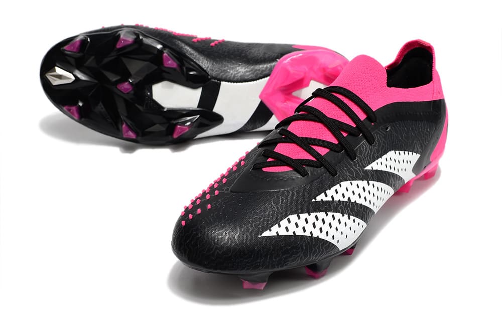Chuteira Adidas Predator Accuracy – Paul Pogba.1 Preta, Rosa e Branca
