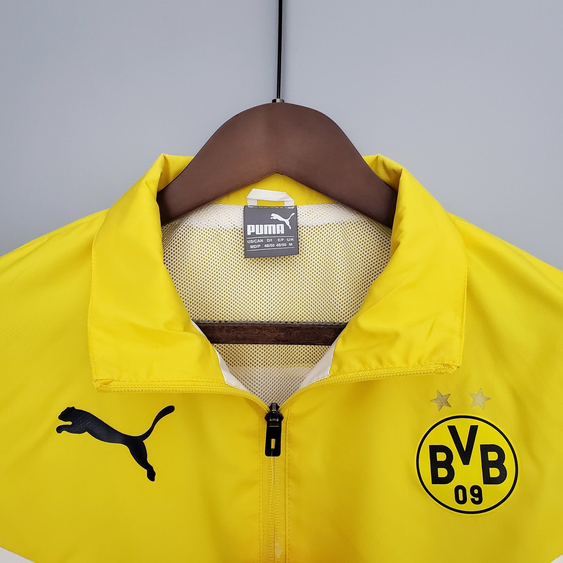 Corta-vento Borussia Dortmund 21/22 – Amarelo e Branco
