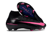 Chuteira Nike Air Zoom Mercurial Superfly 16 Elite FG – Preta e Rosa (Campo)