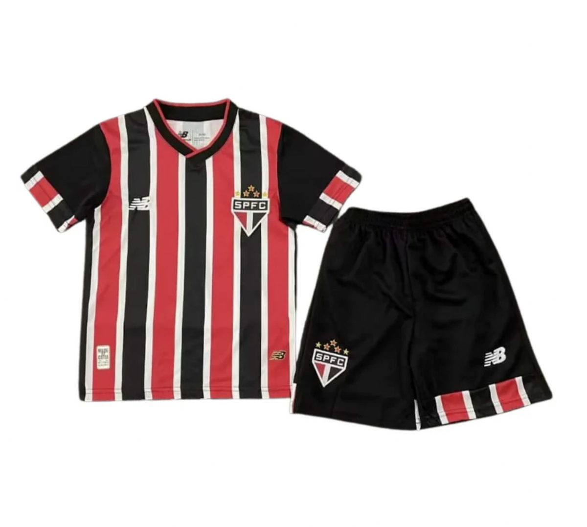 Conjunto Infantil São Paulo ll 2024/25 Tricolor - Modelo Torcedor