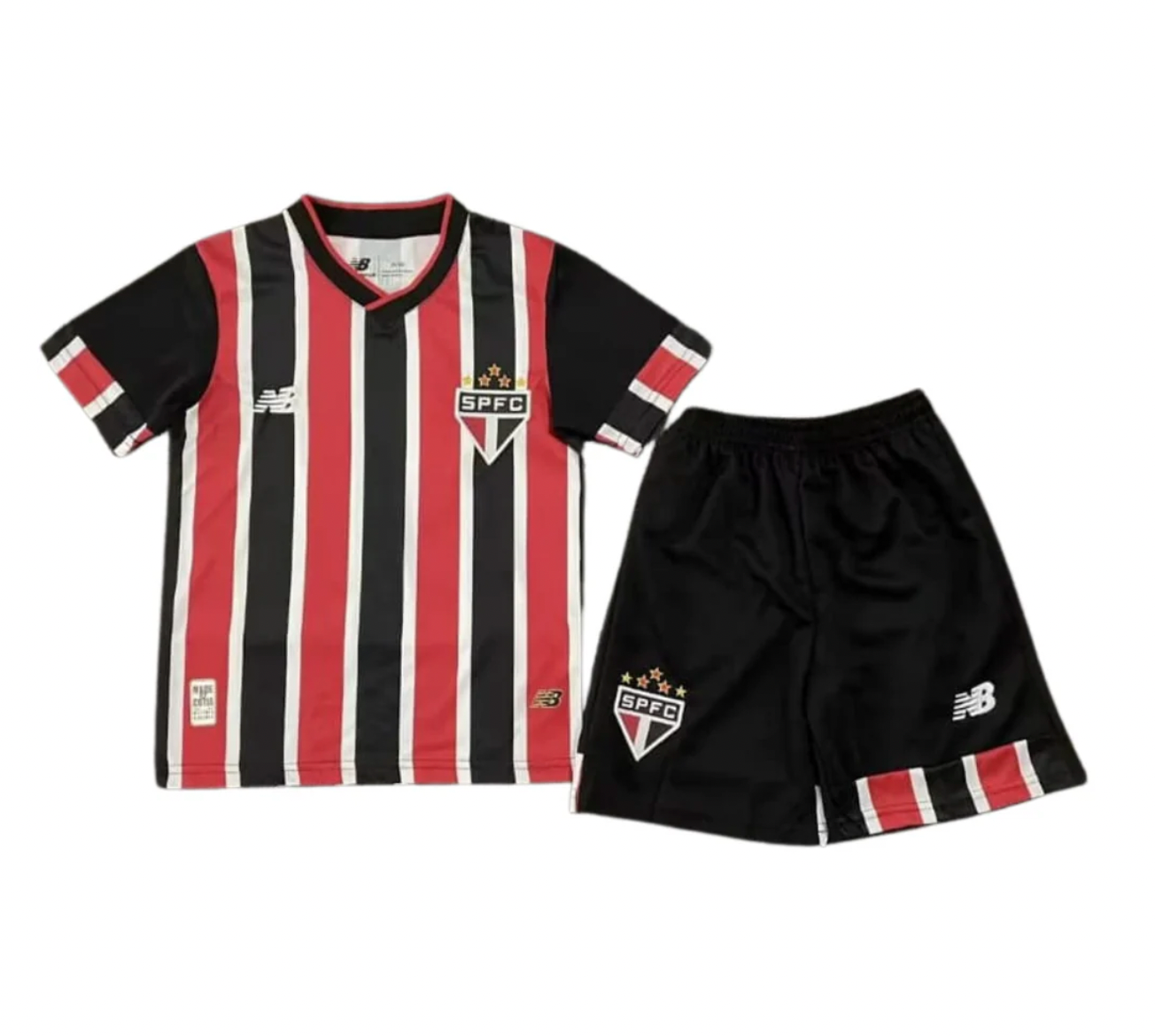 Conjunto Infantil São Paulo ll 2024/25 Tricolor - Modelo Torcedor