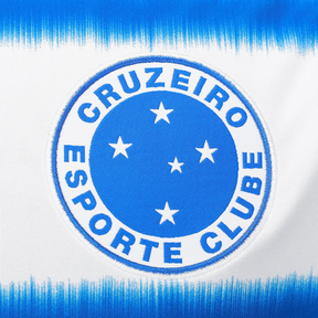 Camisa Cruzeiro II 25/26 Torcedor Masculina - Branca + Azul (PRÉ VENDA)
