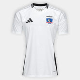 Camisa Colo-Colo Home 25/26 s/n Torcedor Adidas Masculina - Branco+Preto