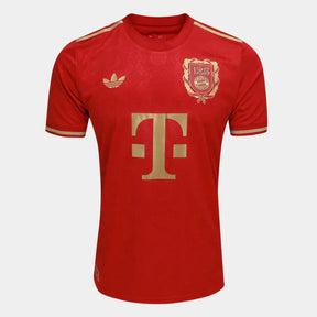 Camisa Bayern de Munique 25/26 Comemorativa 125 Anos Adidas Masculina -  Torcedor Vermelho