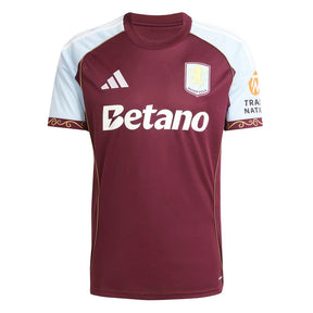 Camisa Aston Villa Home 25/26 s/n Torcedor Adidas Masculina - Bordô