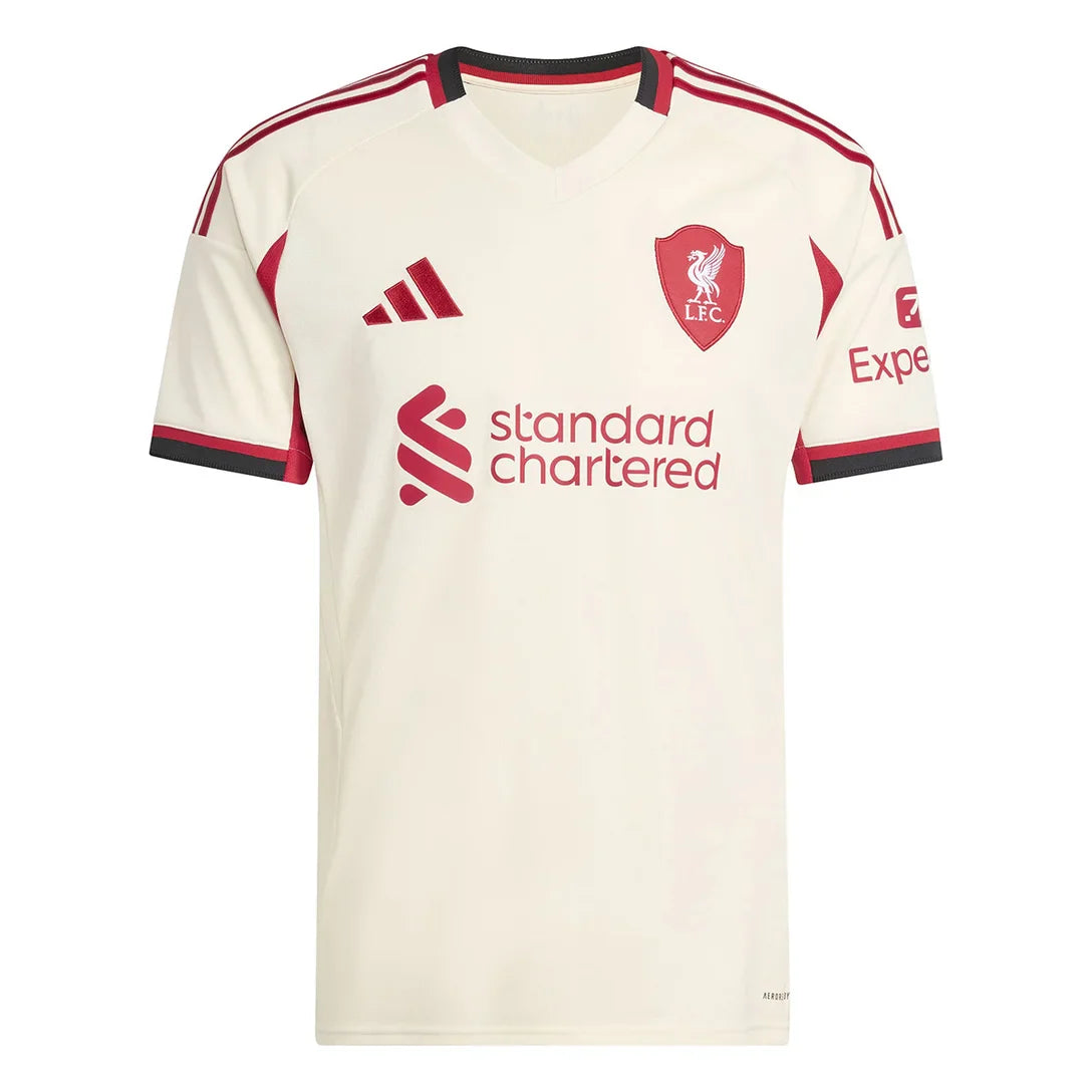 Camisa Liverpool Away 25/26 s/n Torcedor Adidas Masculina - Branco
