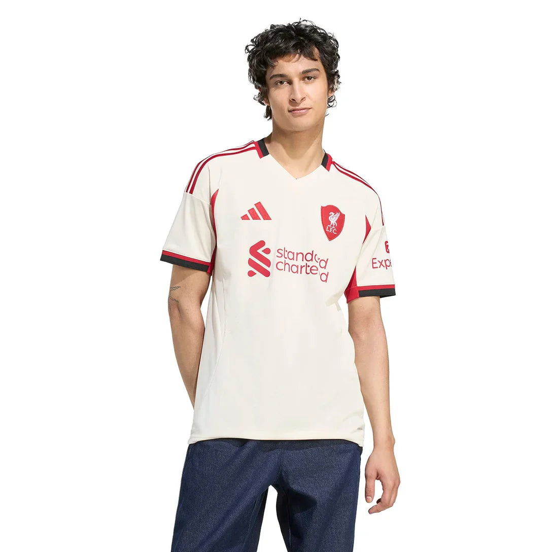 Camisa Liverpool Away 25/26 s/n Torcedor Adidas Masculina - Branco