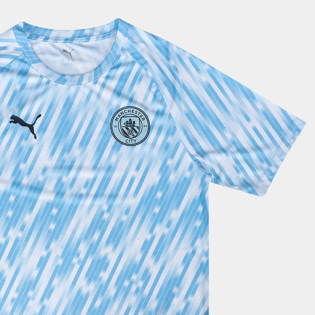 Camisa Manchester City Prematch 25/26 Puma Masculina - Azul