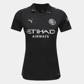 Camisa Manchester City Away 25/26 s/n Torcedor Puma Feminina - Preto