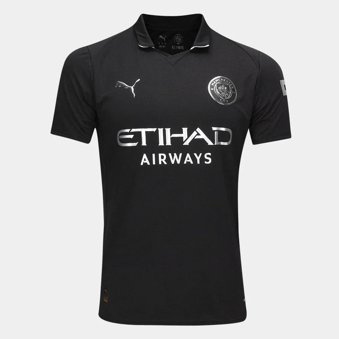 Camisa Manchester City Away 25/26 s/n Torcedor Puma Masculina - Preto