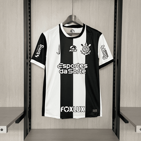 Camisa Corinthians 2024/25 – Modelo III Torcedor com Todos os Patrocínios