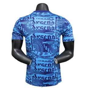 Camisa pré-jogo do Arsenal 25/26 - Azul - Versão Jogador