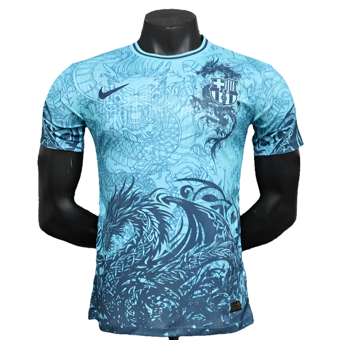 Camisa Barcelona 25/26 Edição Especial - Azul Claro - Versão Jogador