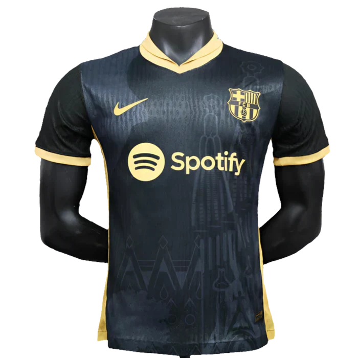 Camisa especial Barcelona 25/26 - Preta - Versão Jogador