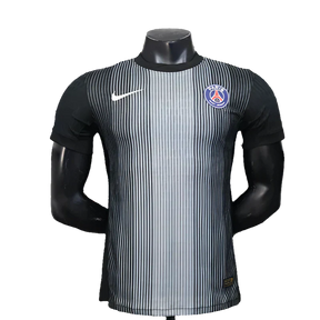 Camisa de goleiro do Paris Saint-Germain (PSG) 25/26 - Preta - Versão Jogador