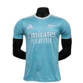 Camisa Arsenal 25/26 Pré-Jogo - Azul Celeste - Versão Jogador