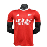 Camisa Arsenal 25/26 Pré-Jogo - Vermelho - Versão Jogador