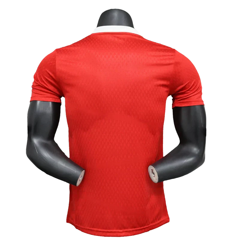 Camisa Arsenal 25/26 Pré-Jogo - Vermelho - Versão Jogador