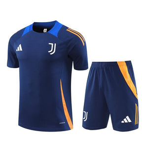 Conjunto Juventus 24/25 – Camisa Manga Curta e Shorts Navy Torcedor Masculino