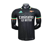Camisa de treino do Arsenal 25/26 - Preta - Versão Jogador