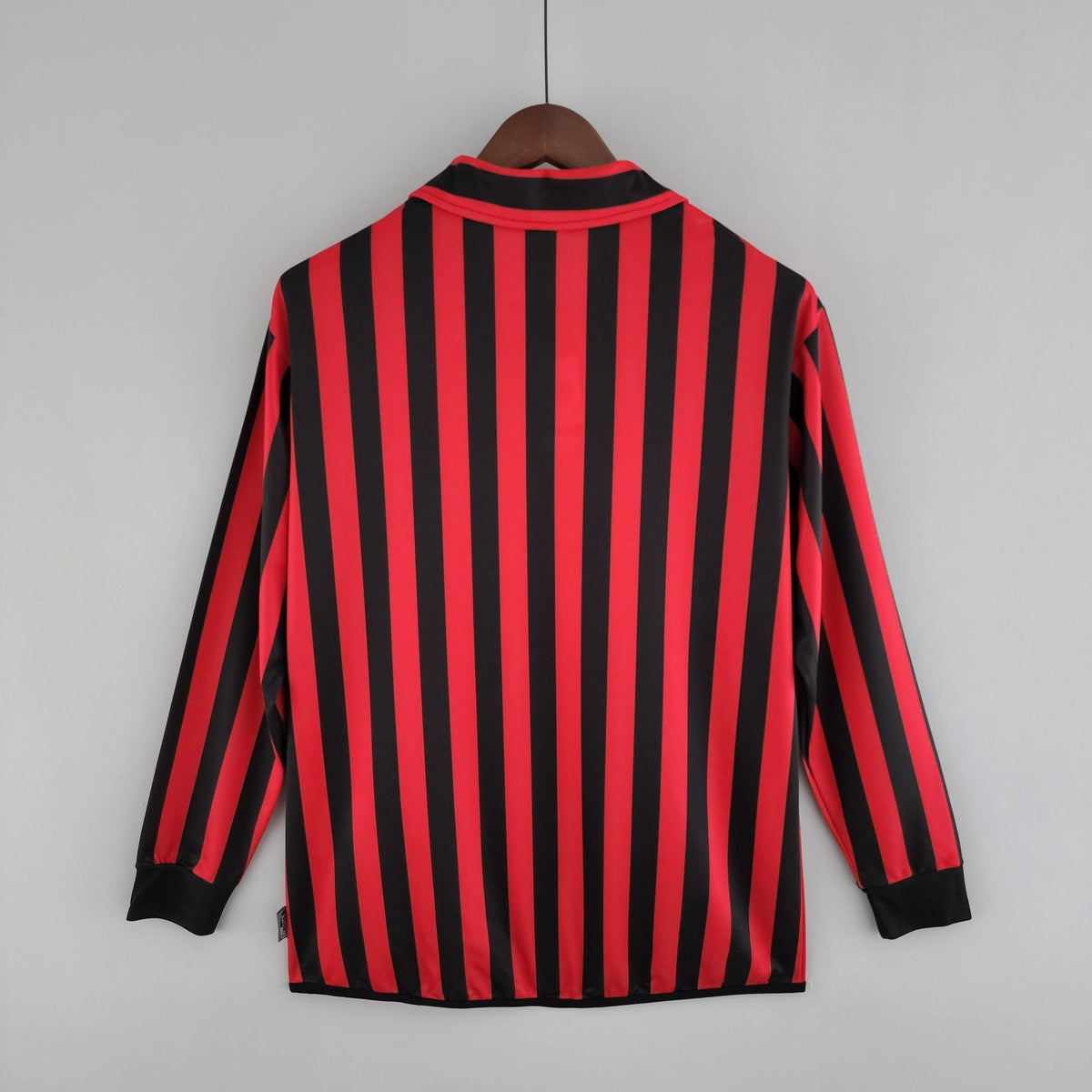 Camisa Manga Longa Retrô Milan 1999/2000 Adidas - Preto e Vermelho
