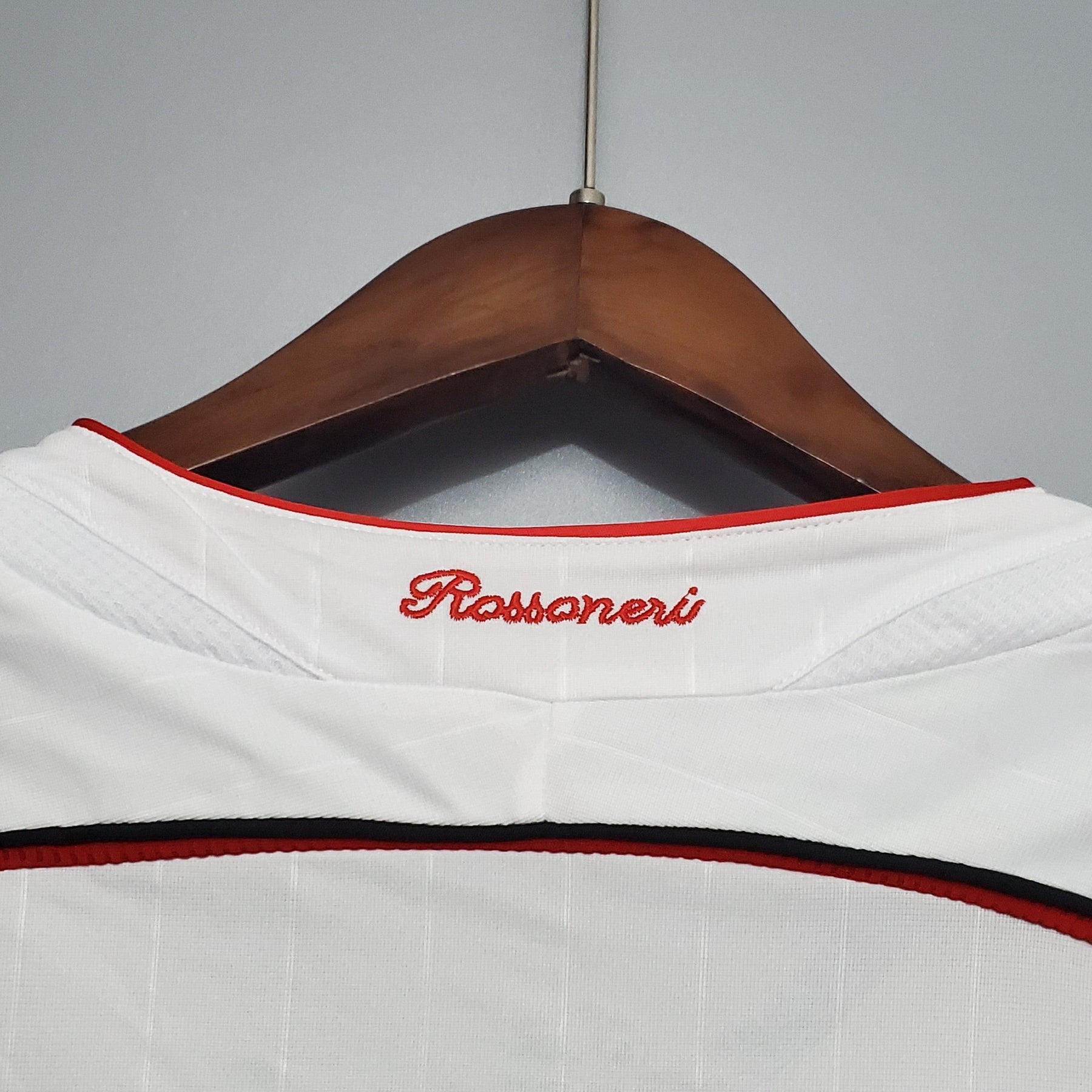 Camisa Manga Longa Retrô Milan Champions League 06/07 Adidas - Branco